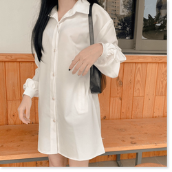 Áo sơ mi trắng nữ form rộng thanh lịch-thời trang linen cao cấp - OMEELY  FASHION