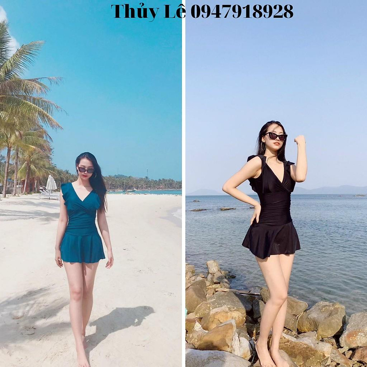 Thời trang đi biển kín đáo nhưng cực gợi cảm của Hà Tăng